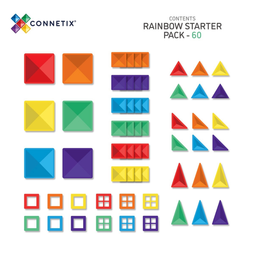 Connetix Rainbow Starter Pack 60 tlg.