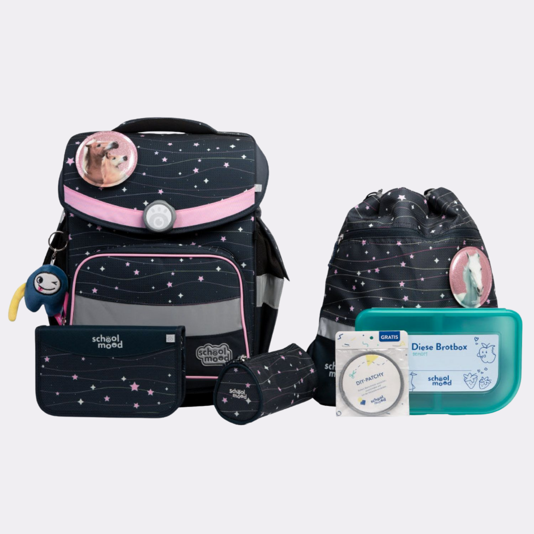 SchoolMood Timeless Pro Ella Pony (6teiliges Set)