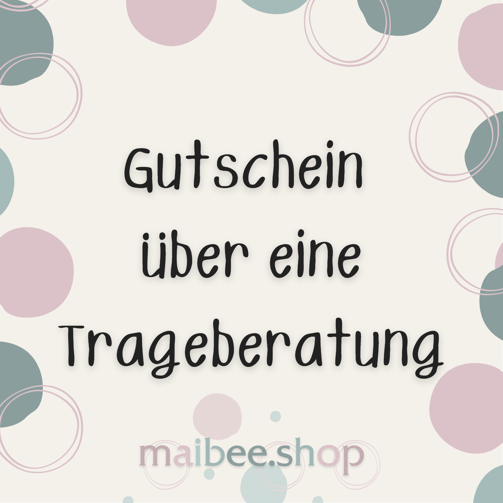 Geschenkgutschein Trageberatung
