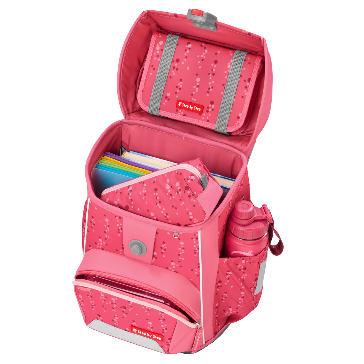 Step by Step BASIS Pink Bubbles Schulranzen