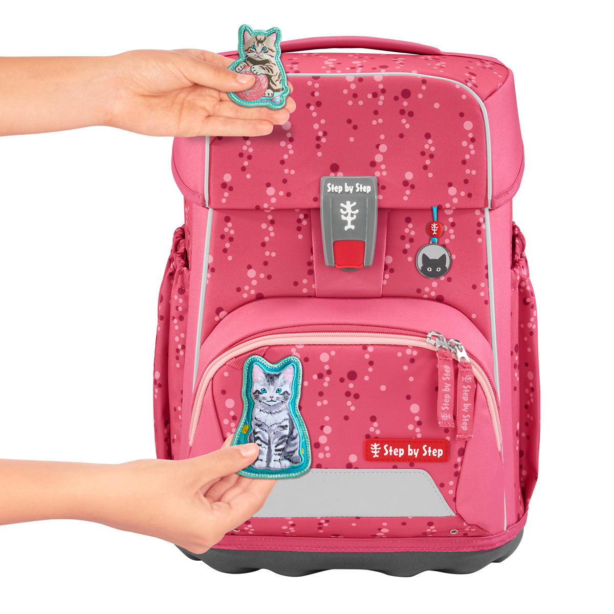 Step by Step BASIS Pink Bubbles Schulranzen