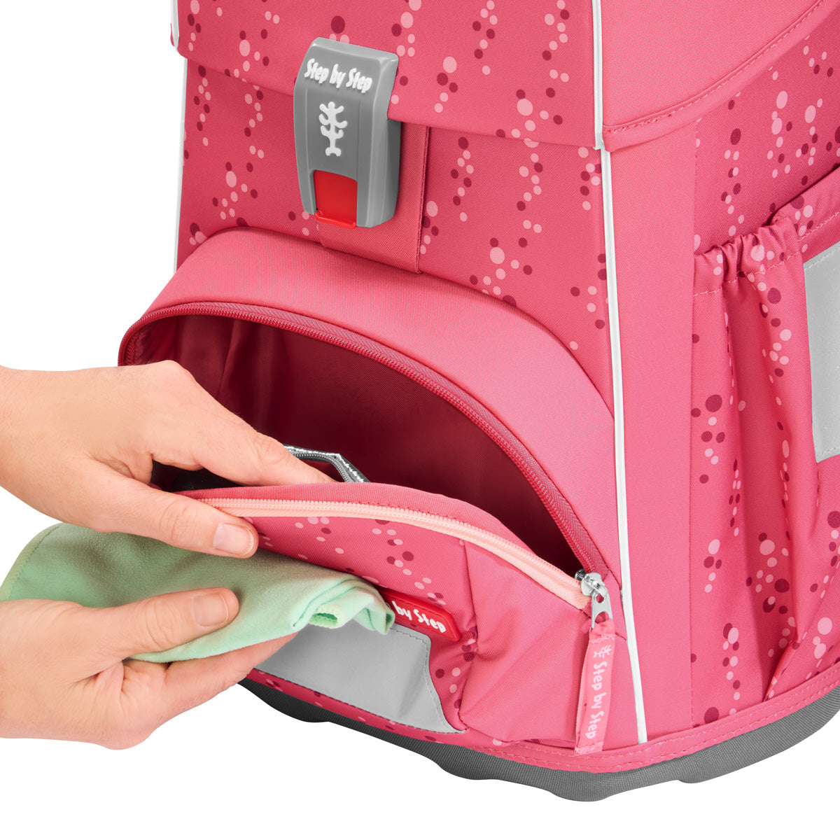 Step by Step BASIS Pink Bubbles Schulranzen