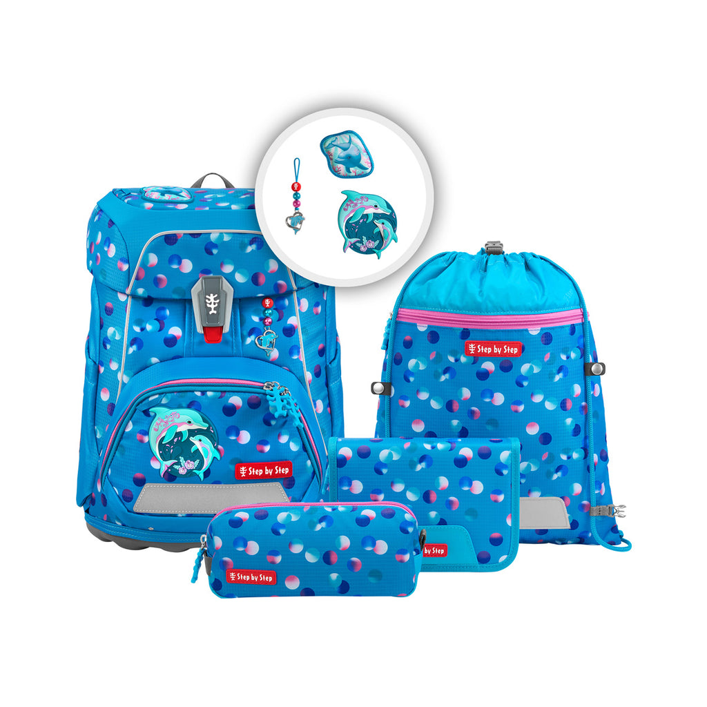 Step by Step FIT Schulranzen – Dolphin Finja (5-tlg. Set)