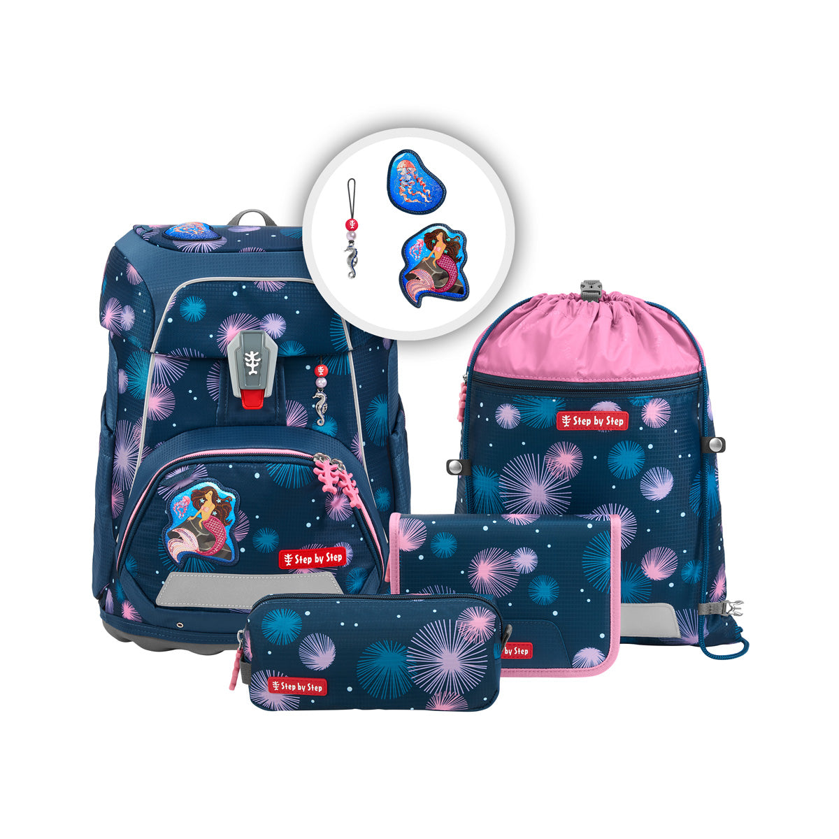 Step by Step FIT Schulranzen – Mermaid Della (5-tlg. Set)
