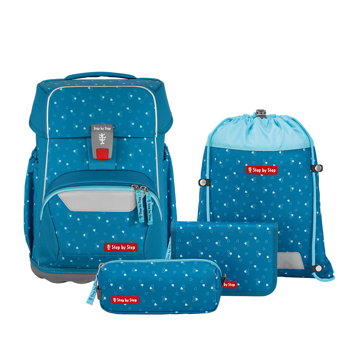 Step by Step BASIS Blue Hearts Schulranzen