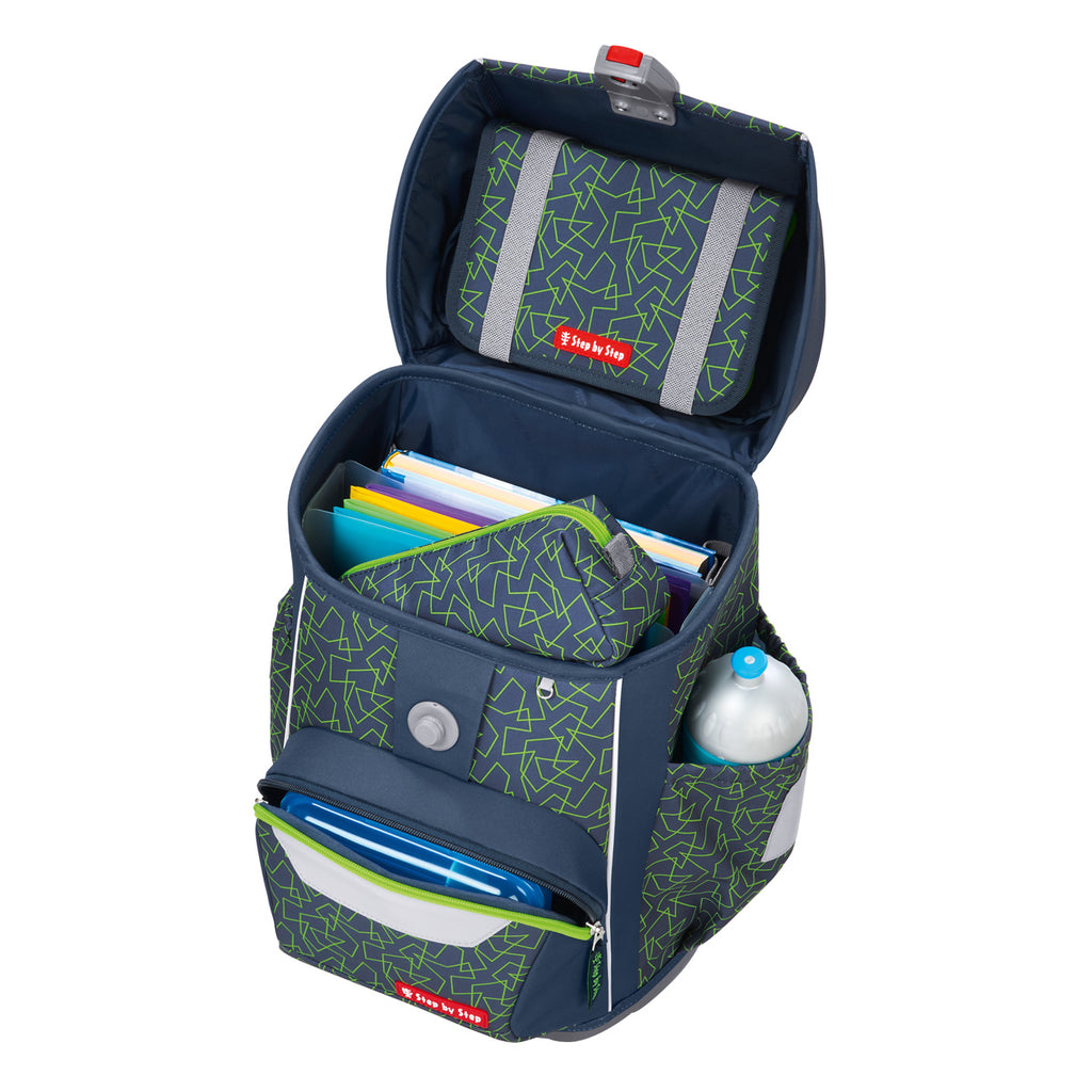Step by Step BASIS Green Geometric Schulranzen