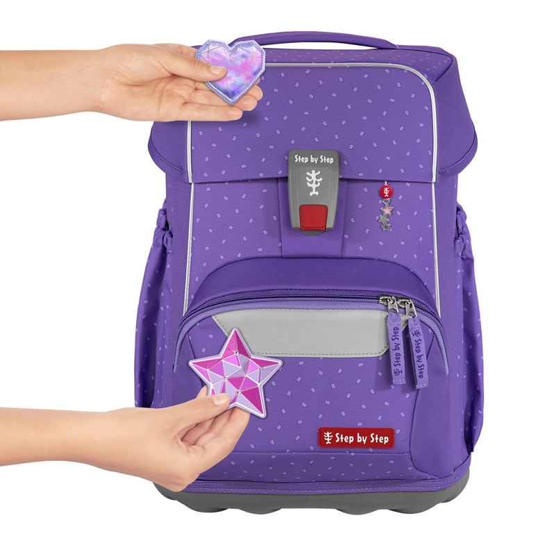 Step by Step BASIS Purple Konfetti Schulranzen