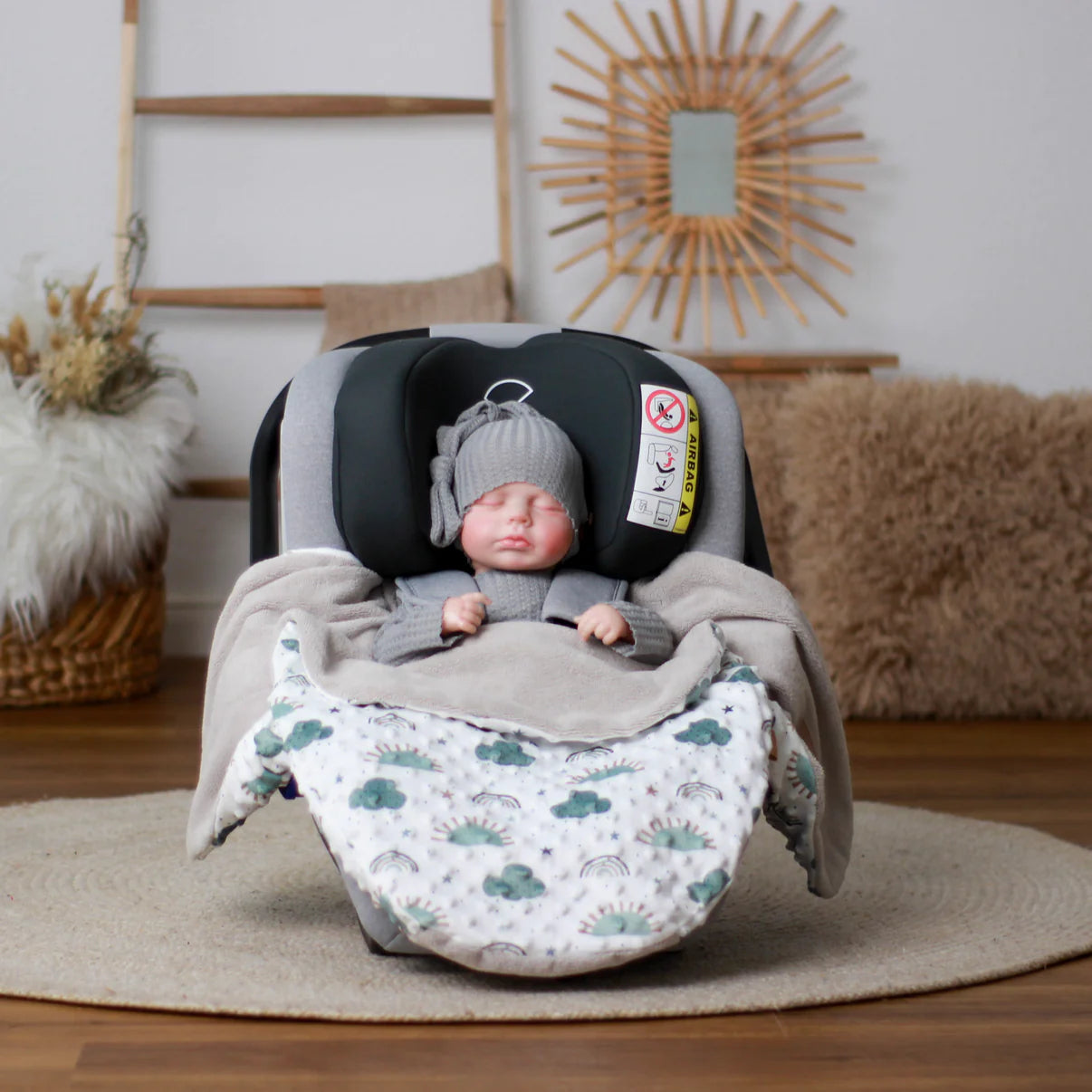 Einschlagdecke für die Babyschale