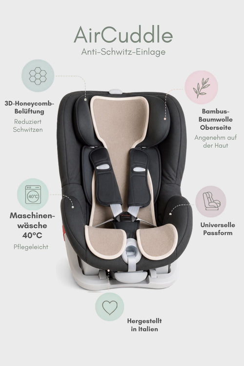 Air Cuddles - Anti-Schwitzeinlage für den Kindersitz