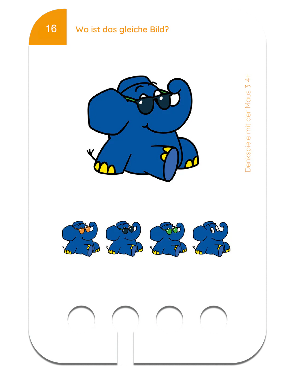 Erste Denkspiele mit der Maus – Kartensatz zum Lochkasten (3-4 Jahre)