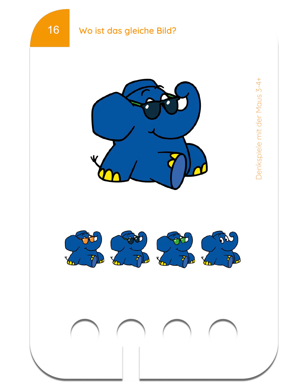 Erste Denkspiele mit der Maus – Kartensatz zum Lochkasten (3-4 Jahre)