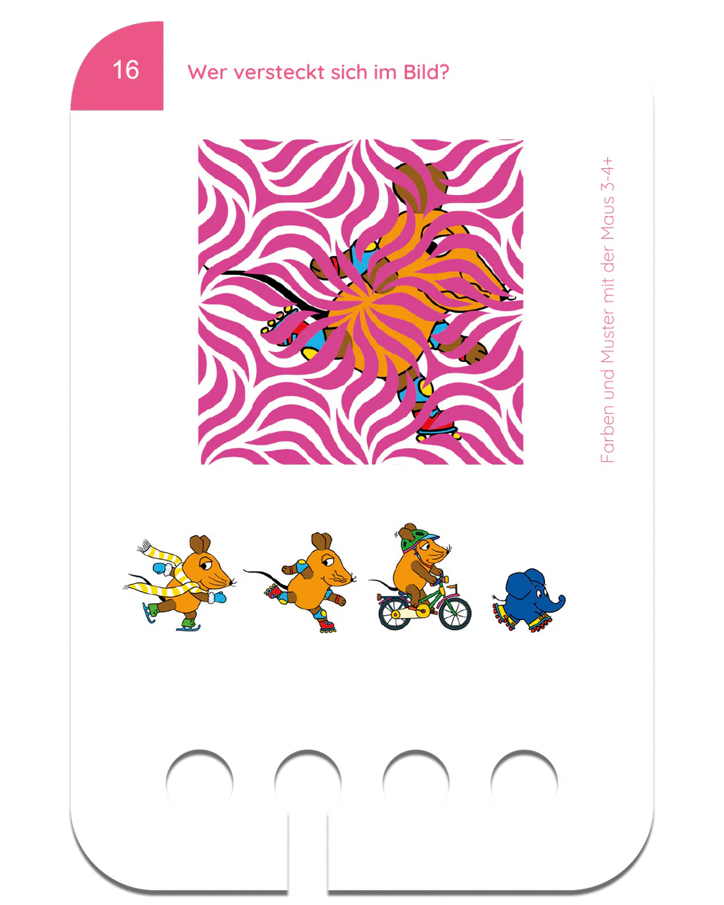 Farben & Muster mit der Maus – Kartensatz zum Lochkasten (4–5 Jahre)