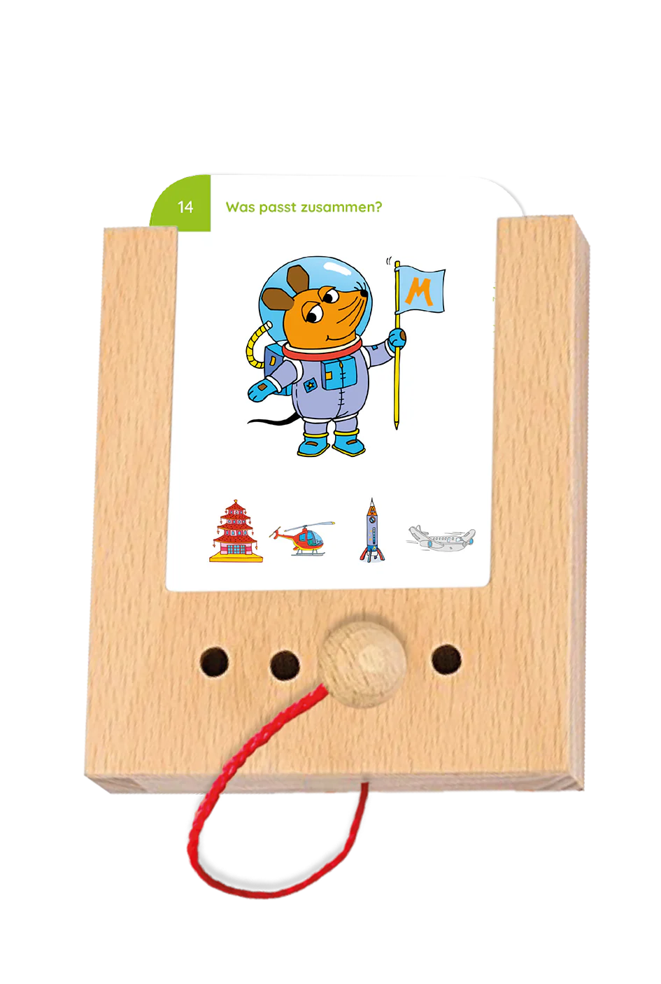 Unterwegs mit der Maus – Kartensatz zum Lochkasten (3-4 Jahre)