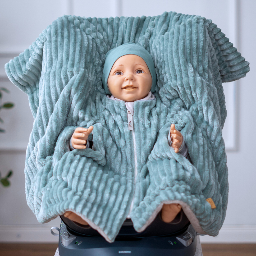 Kindersitzponcho Fleece
