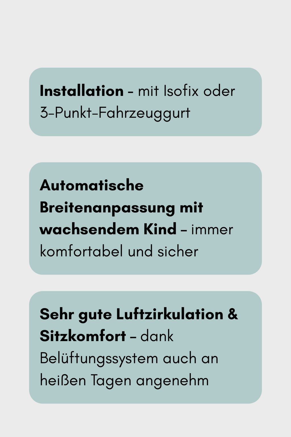 Swandoo Charlie - Komfort-Set Kindersitz inkl. Fußstütze, SunCap und Armrest-Set