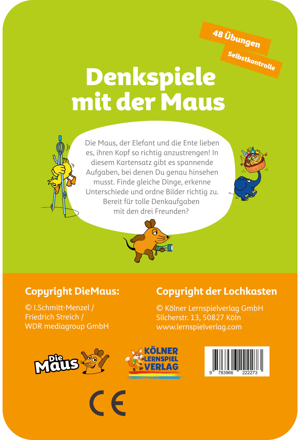 Denkspiele mit der Maus – Kartensatz zum Lochkasten (5-6 Jahre)