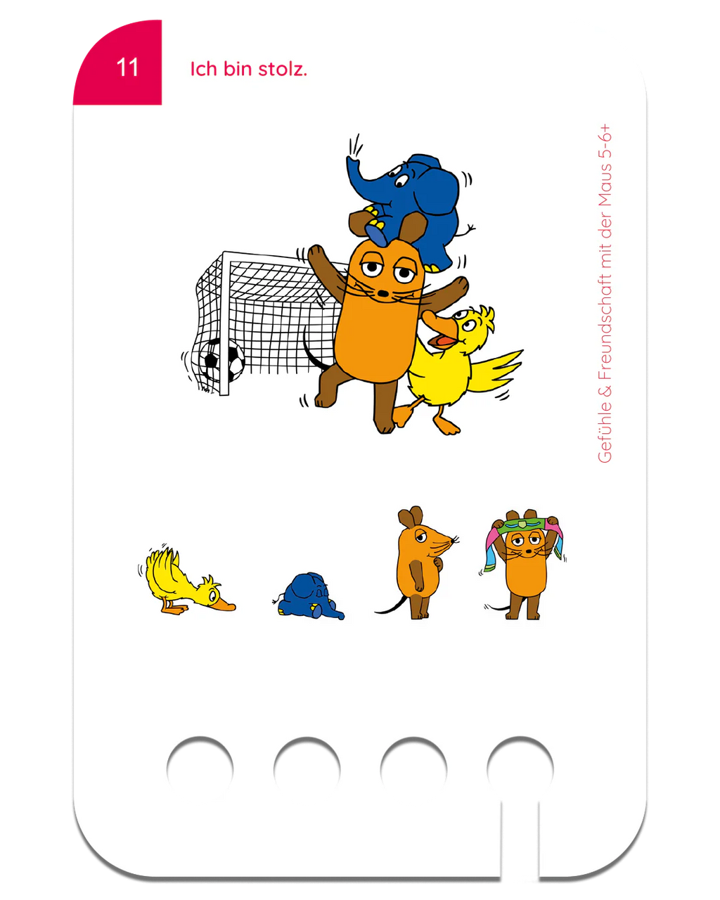 Freundschaft & Gefühle mit der Maus – Kartensatz zum Lochkasten (5–6+)
