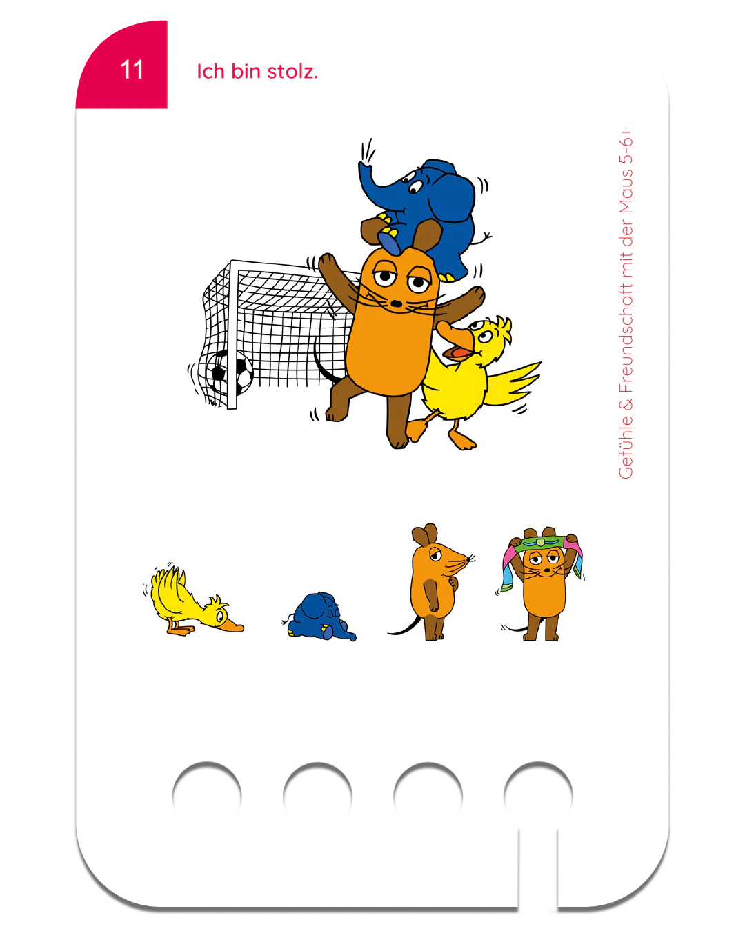 Freundschaft & Gefühle mit der Maus – Kartensatz zum Lochkasten (5–6+)