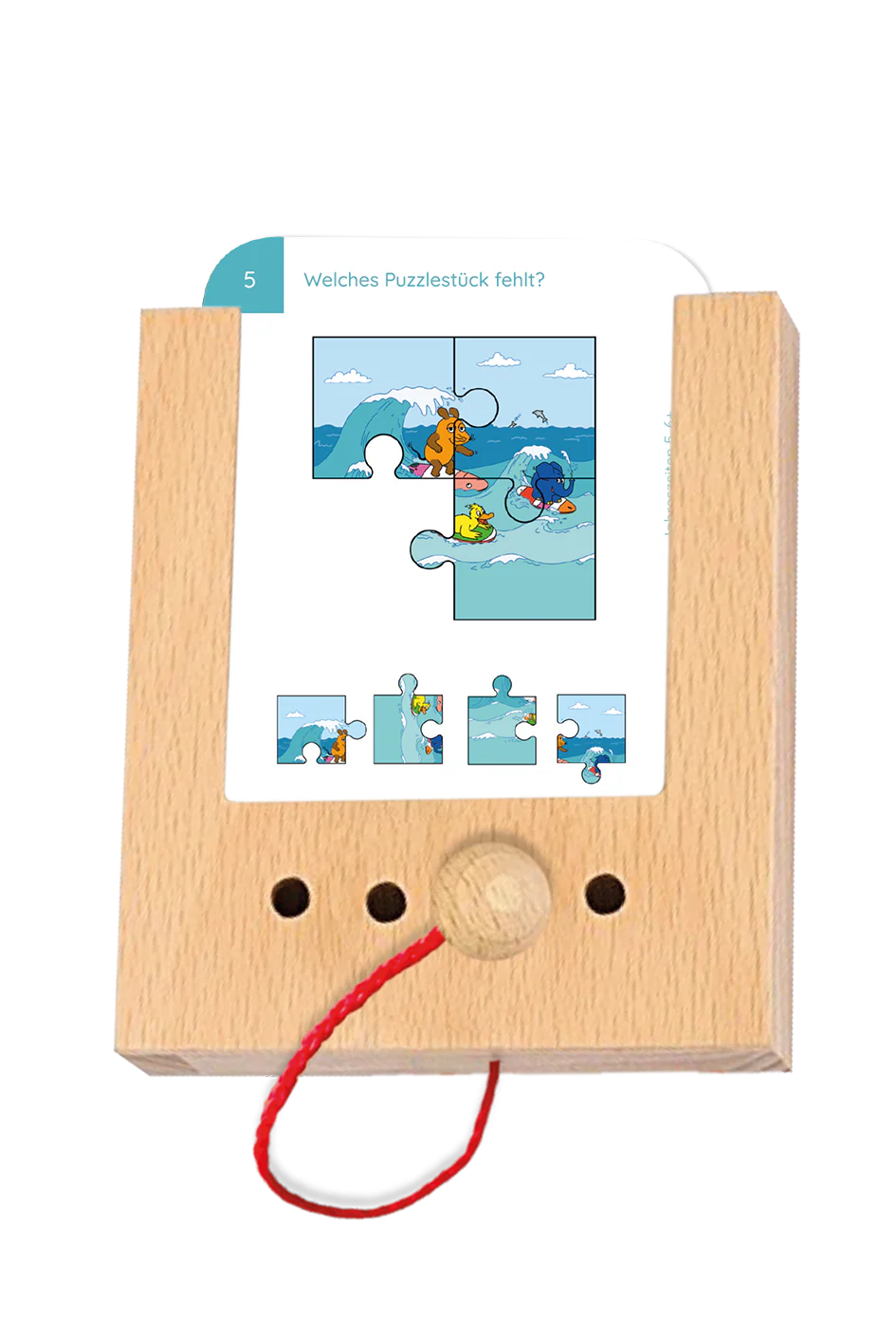 Jahreszeiten mit der Maus – Kartensatz zum Lochkasten (5-6 Jahre)