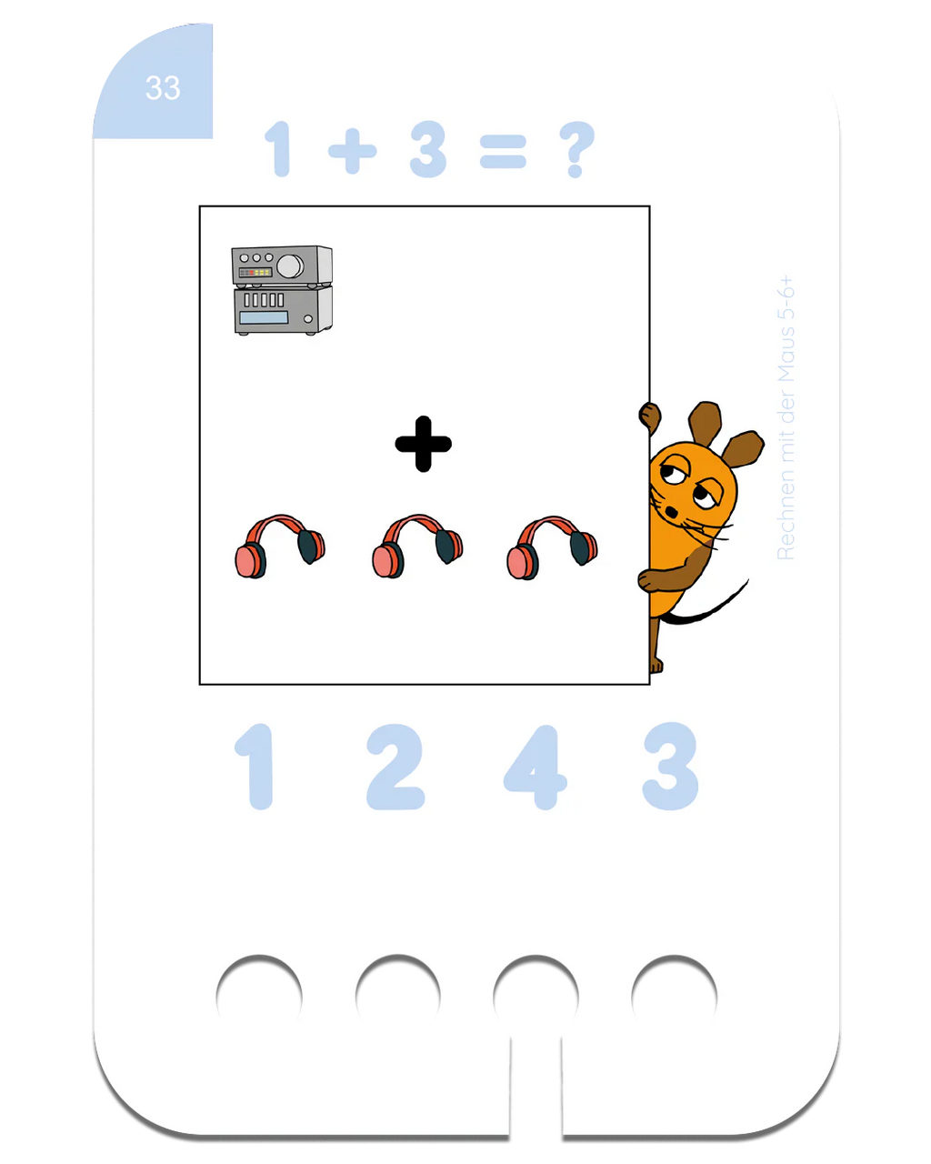 Erstes Rechnen mit der Maus – Kartensatz zum Lochkasten (5-6 Jahre)