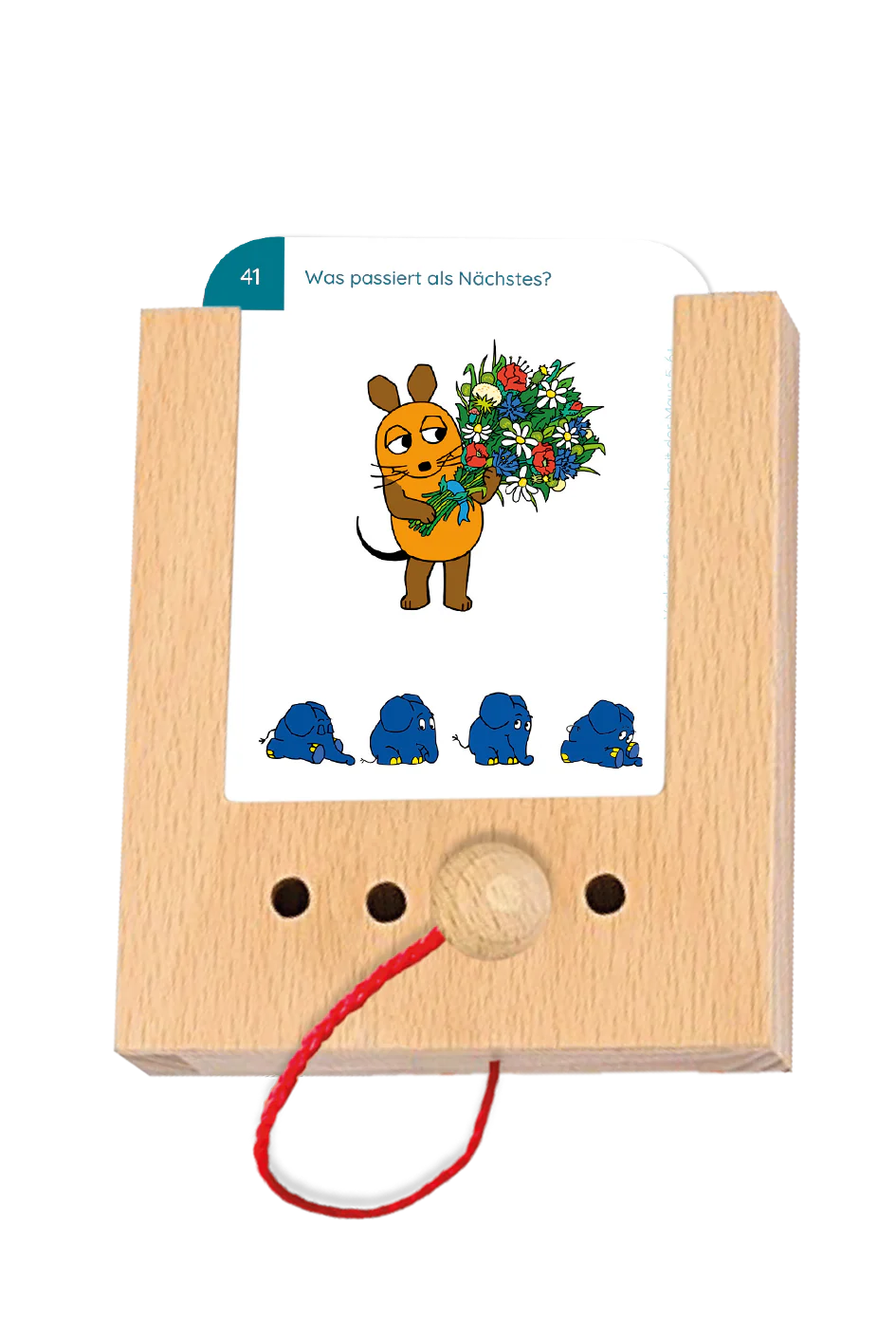 Verknüpfungsspiele mit der Maus – Kartensatz zum Lochkasten (5-6 Jahre)