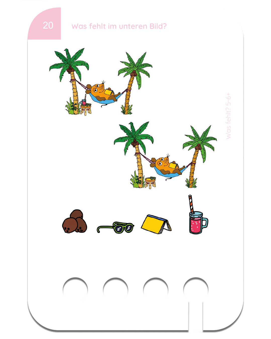Was fehlt mit der Maus – Kartensatz zum Lochkasten (5-6 Jahre)