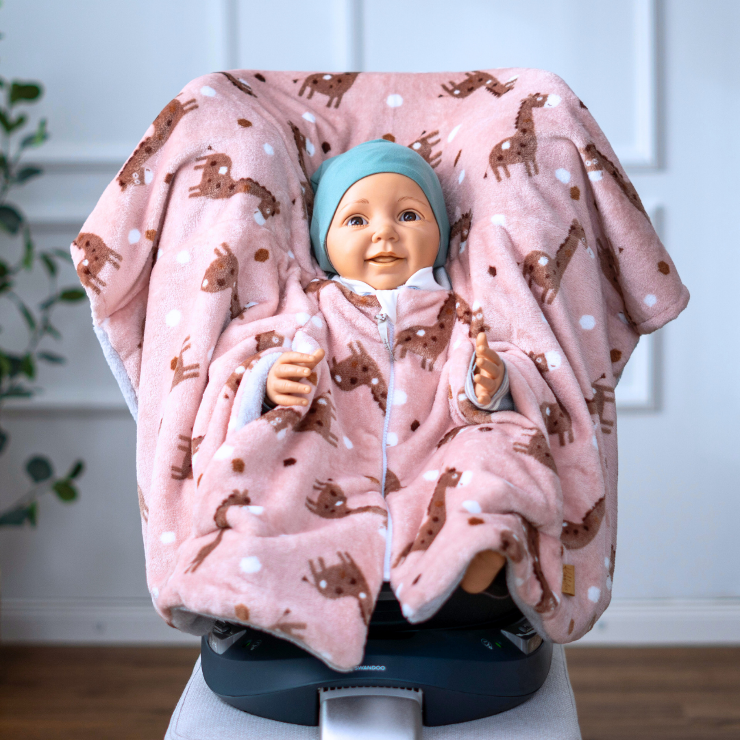 Kindersitzponcho Fleece