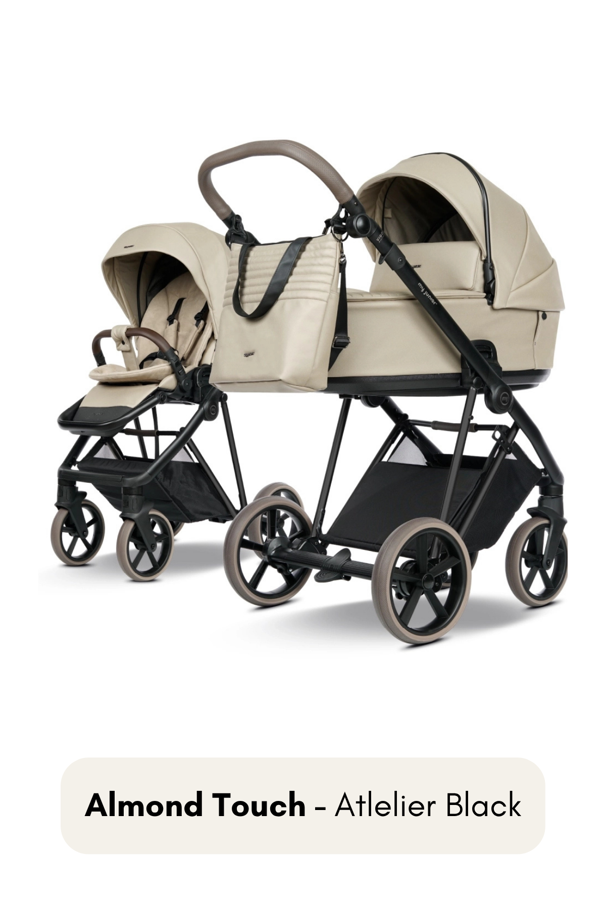 Nachhaltig hergestellter my junior VIGO² Atelier bei maibee – Komfort trifft Stil - Almond Touch / Atelier Black