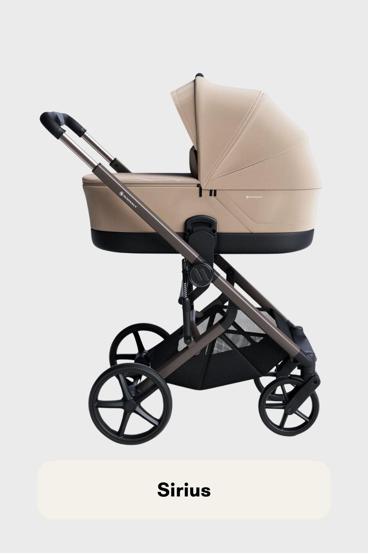 Avionaut Sirius 2 in 1 Kinderwagen in Beige als Stapelbild bei maibee kaufen in Berlin und Brandenburg