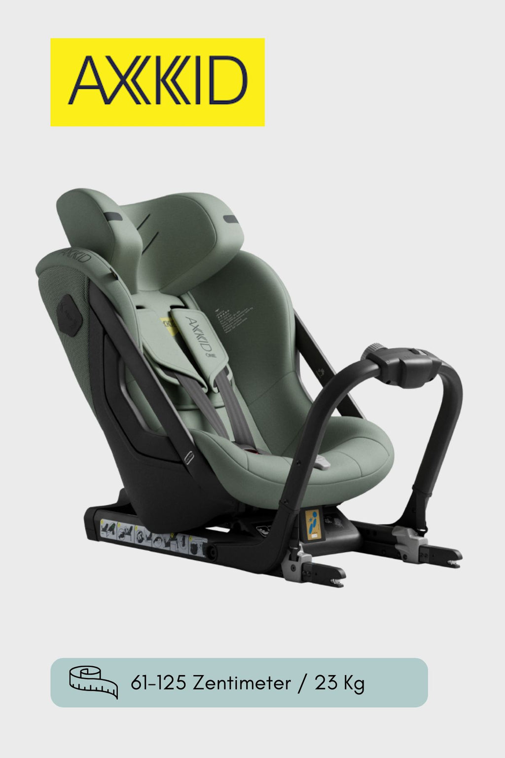 Rebaorder bis 7 Jahre in grün von Axkid