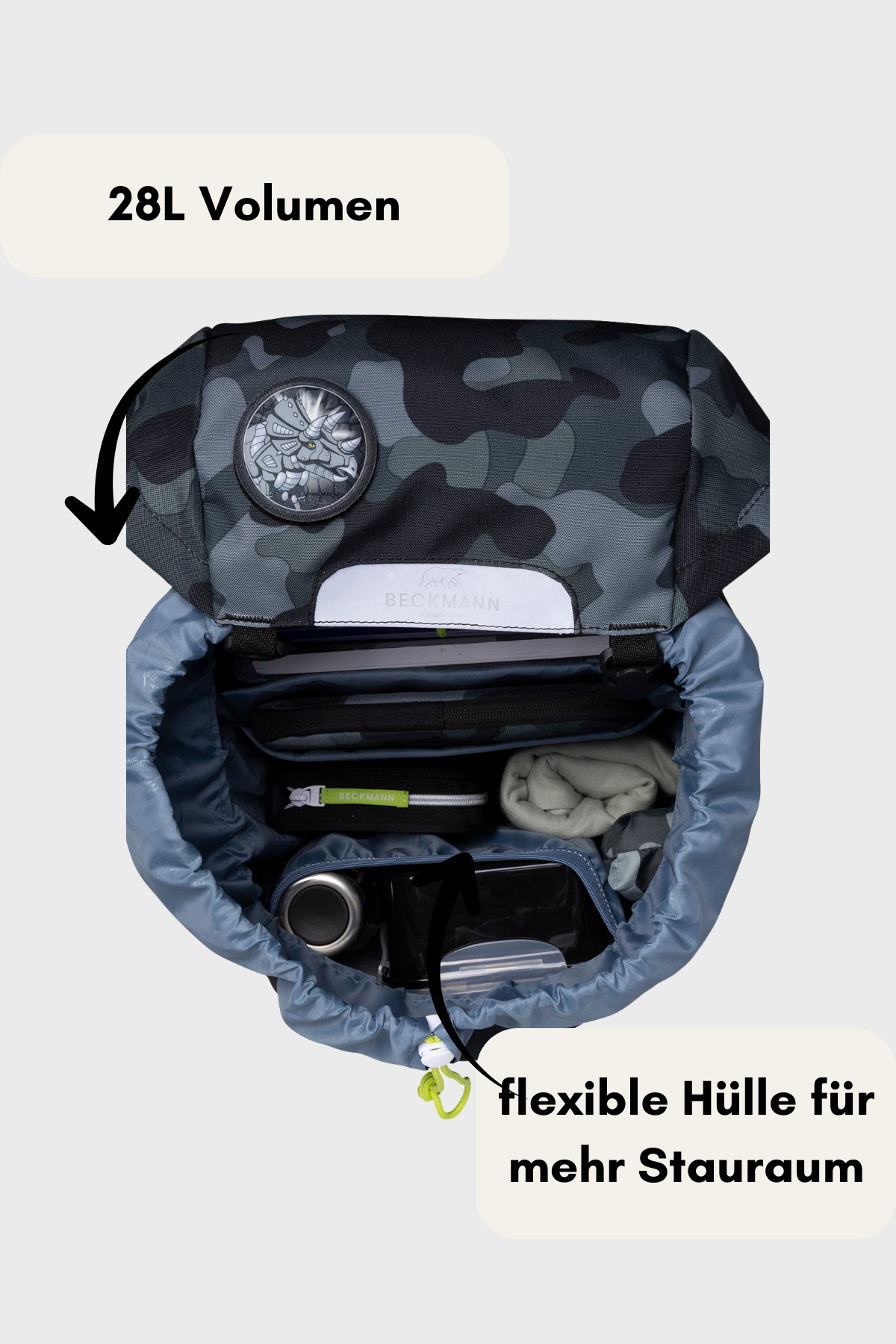 Beckmann Classic Maxi Camo Rex Black