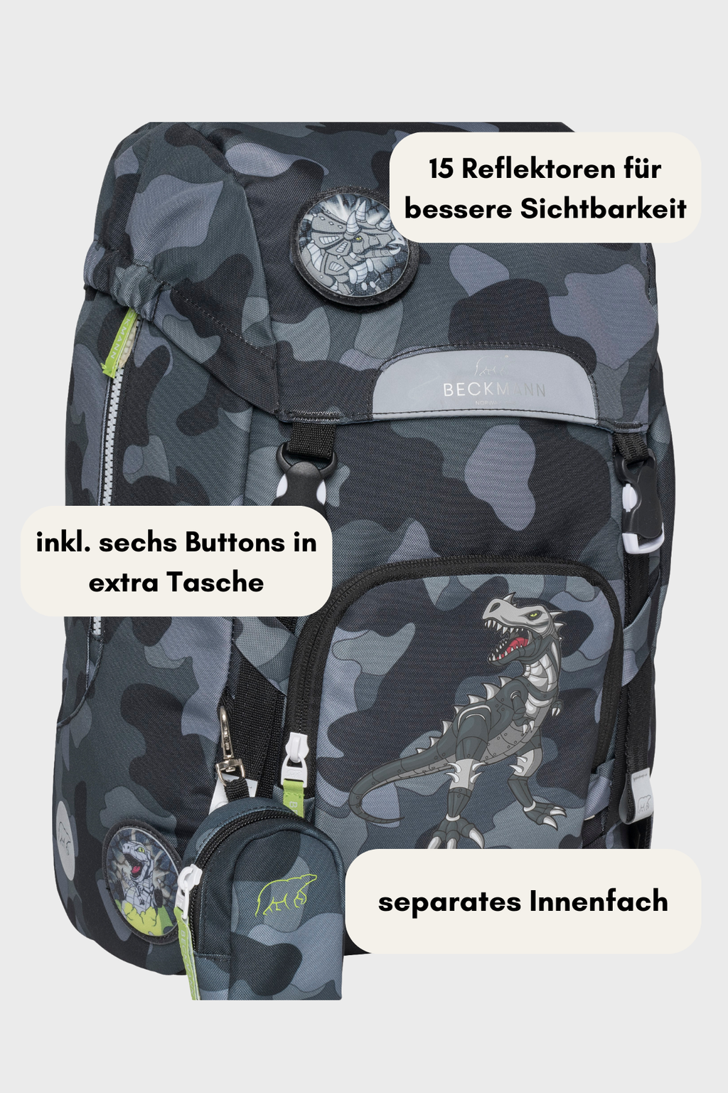 Beckmann Classic Maxi Camo Rex Black