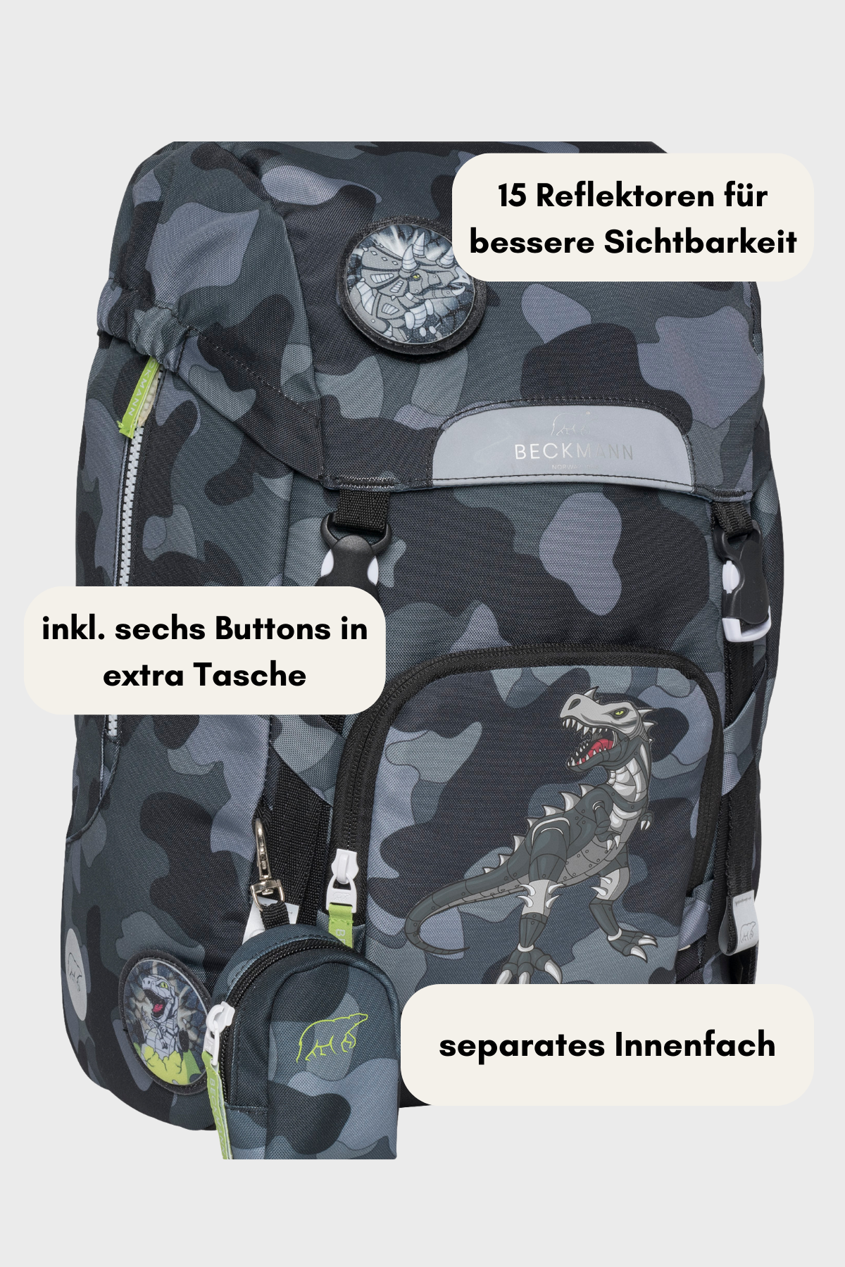 Beckmann Classic Maxi Camo Rex Black