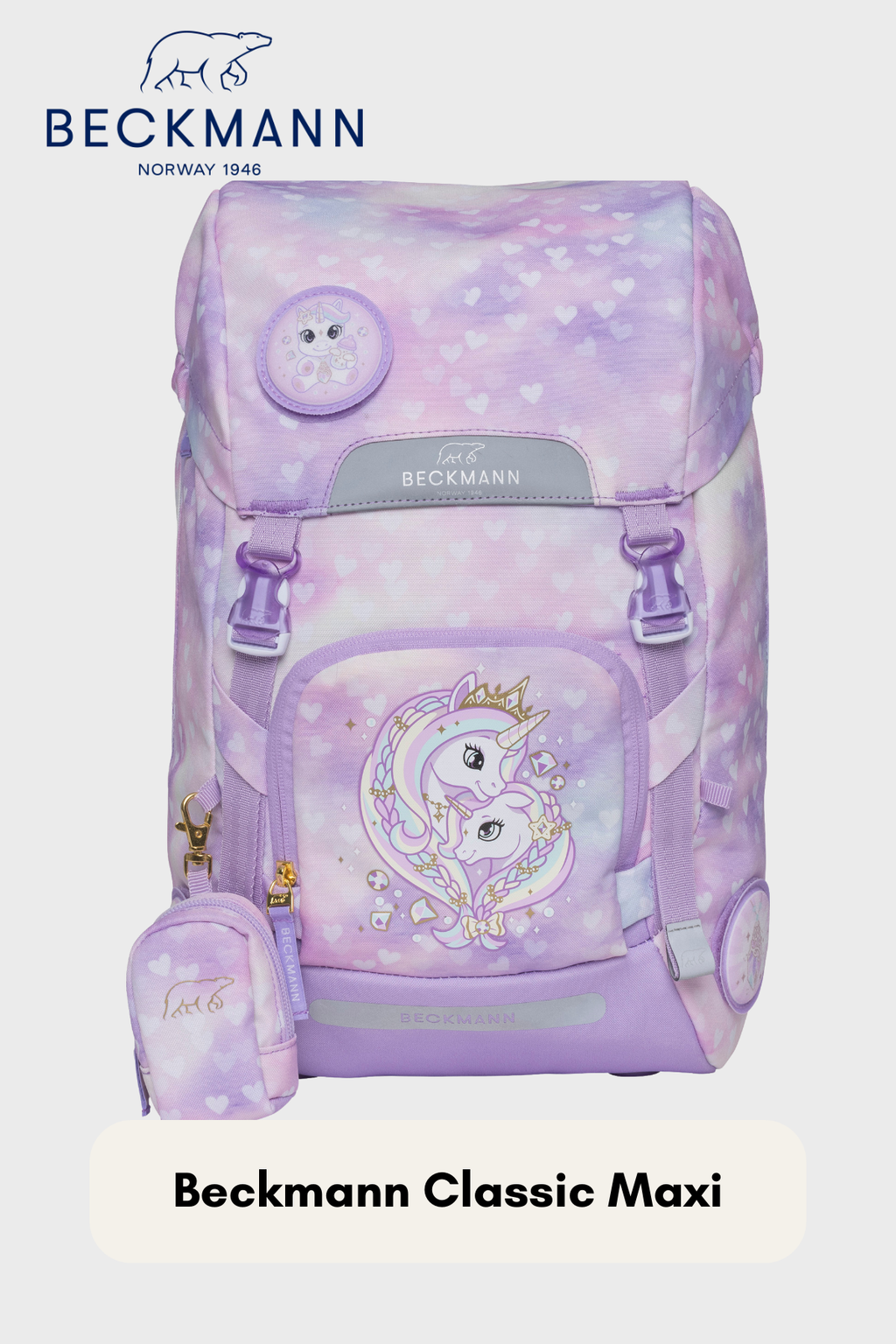 Beckmann Classic Maxi Unicorn Princess Purple