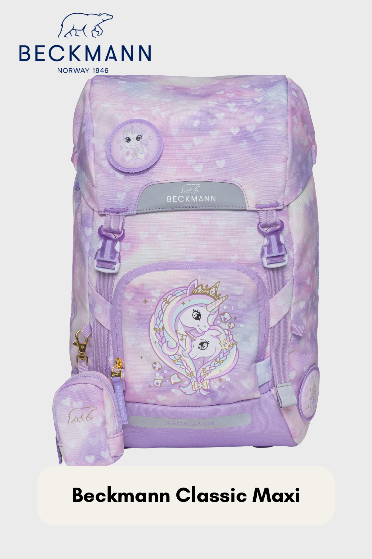 Beckmann Classic Maxi Unicorn Princess Purple