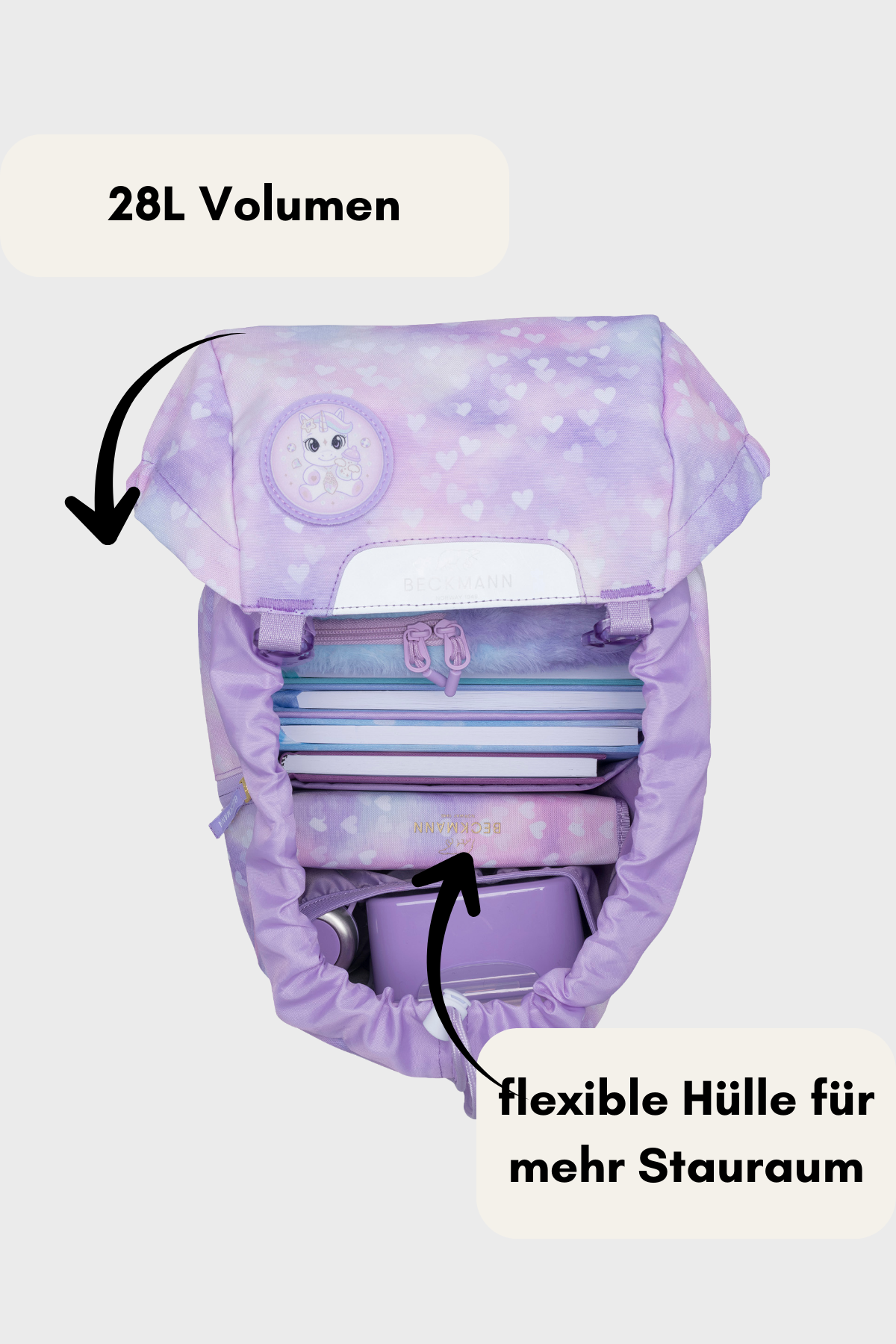 Beckmann Classic Maxi Unicorn Princess Purple