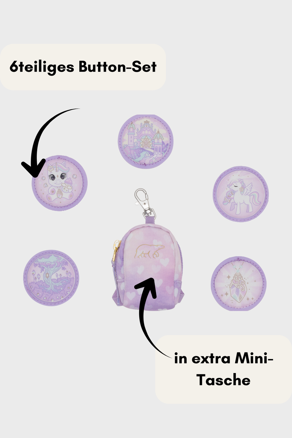 Beckmann Classic Maxi Unicorn Princess Purple