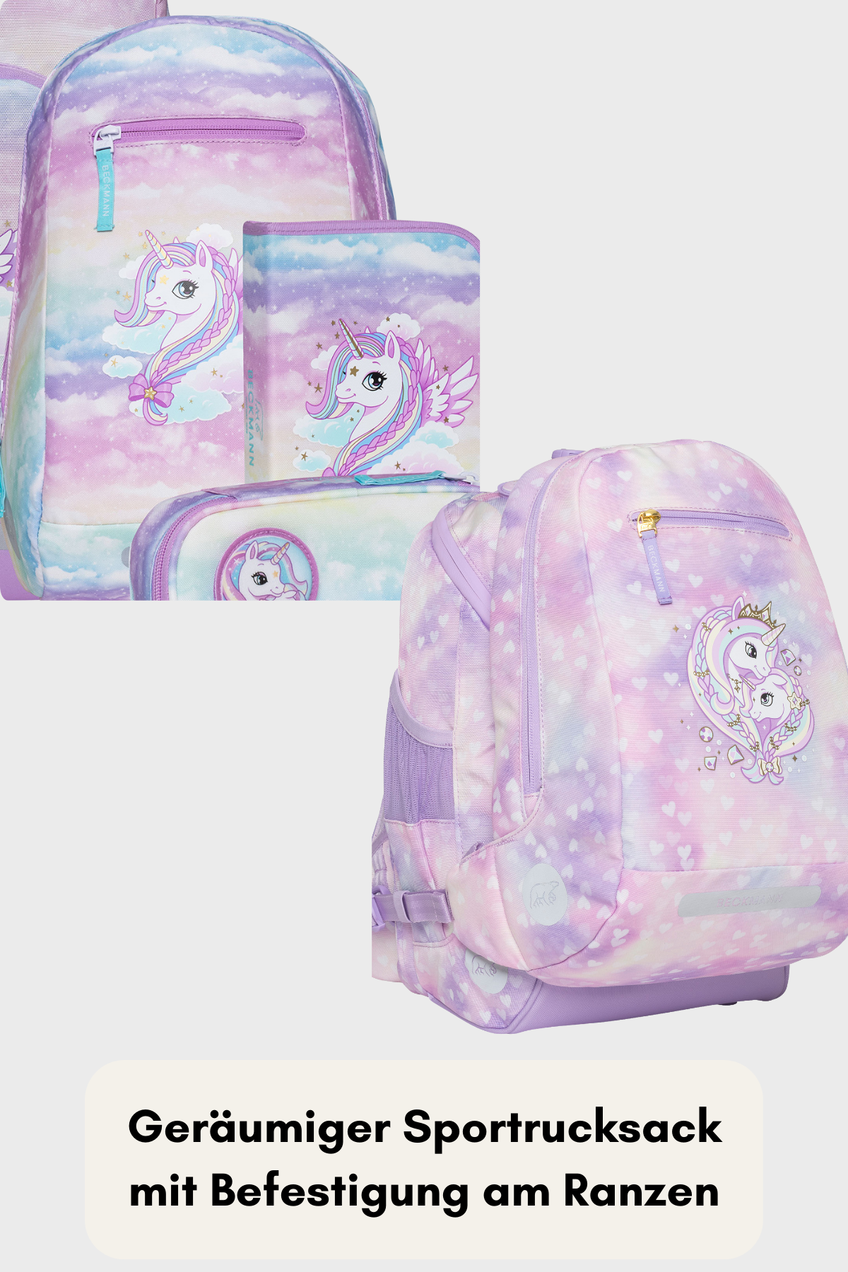 Beckmann Active Air Flx Unicorn Princess Purple