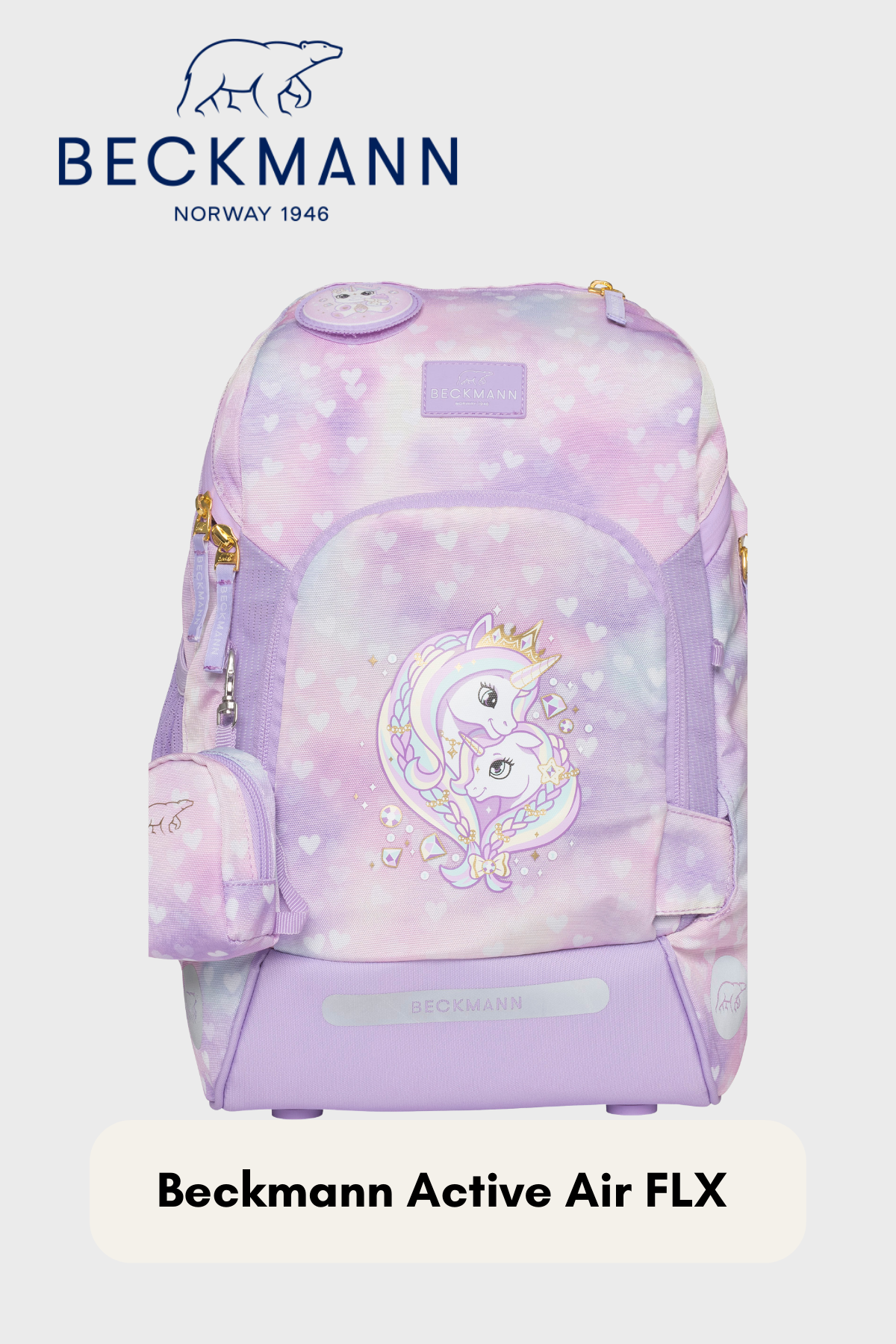 Beckmann Active Air Flx Unicorn Princess Purple