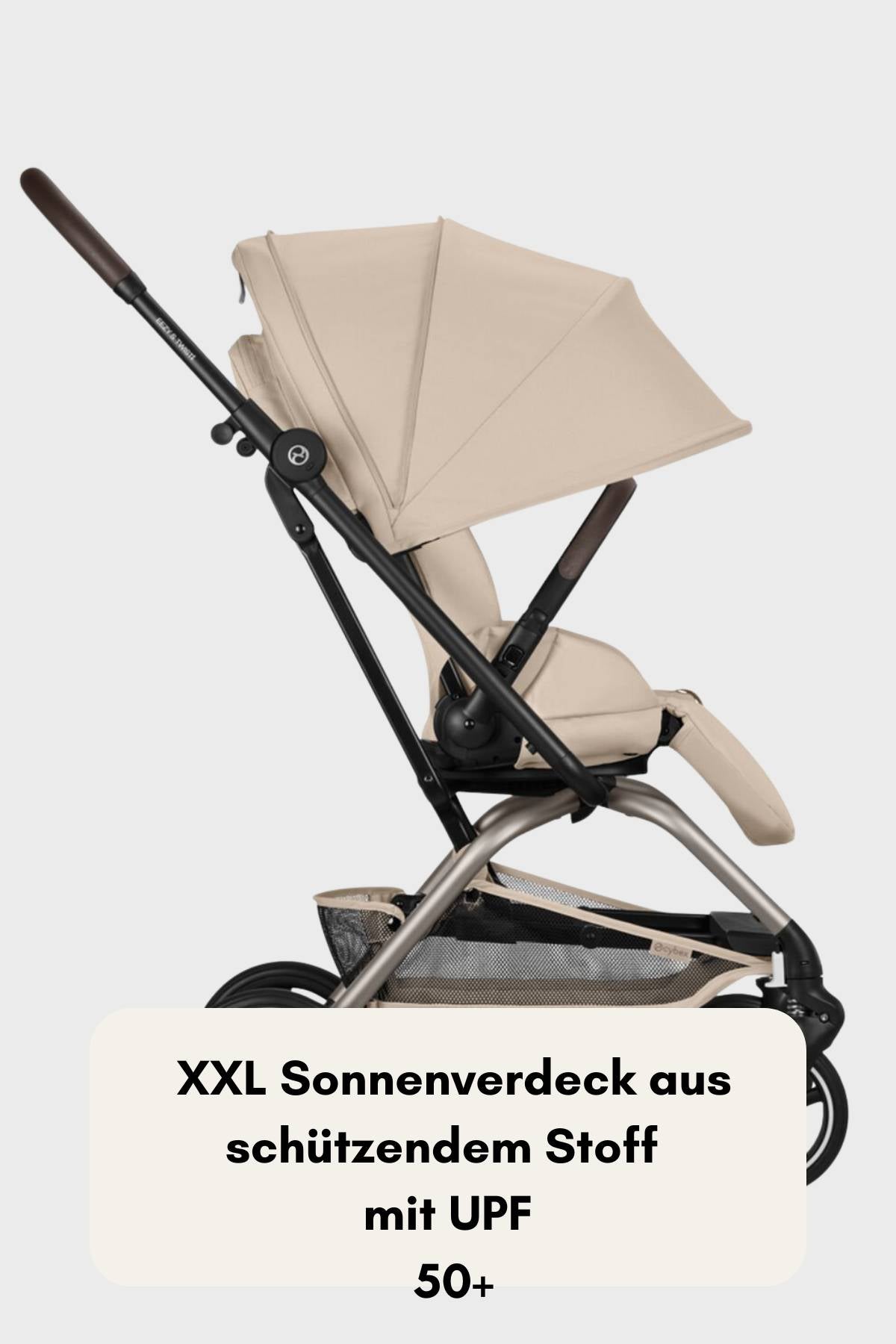 CYBEX Eezy S Twist +2 mit XXL Sonnenverdeck und Travel-System-Funktion