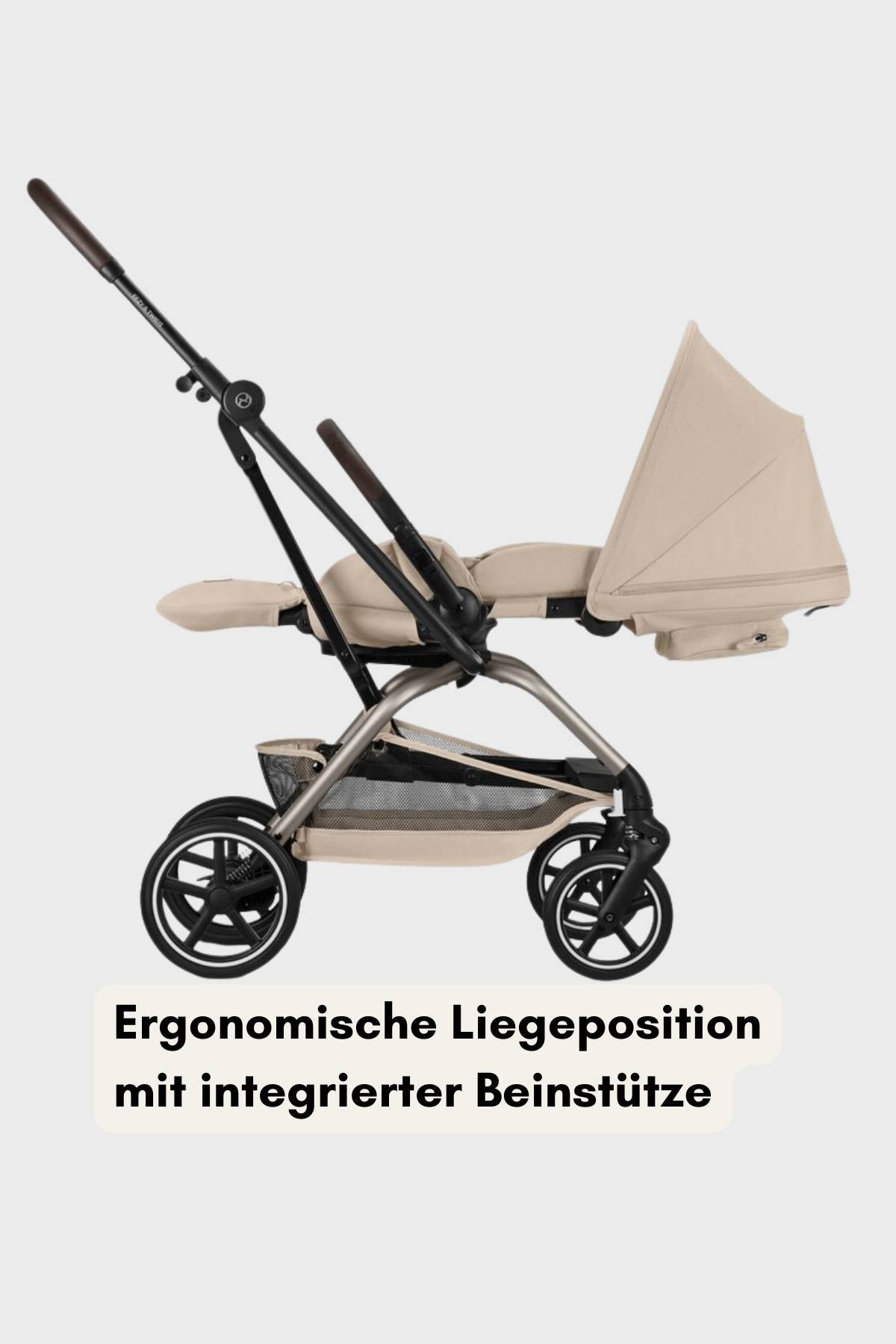 CYBEX Eezy S Twist +2 mit Liegefunktion und integriertem Beinauflage-System