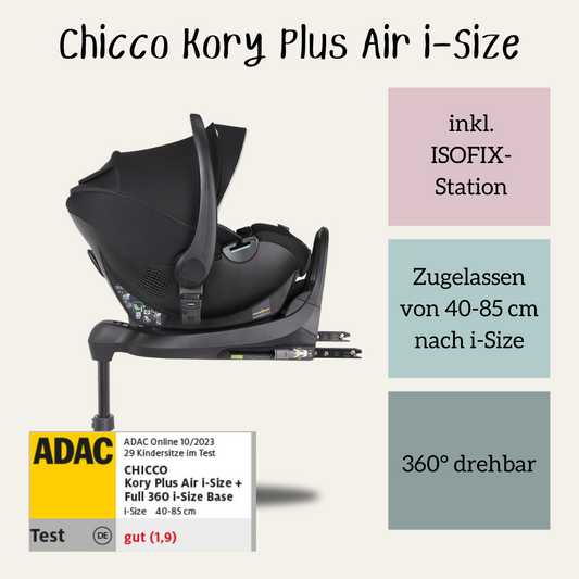 Chicco Kory Plus Air i-Size inkl. Basisstation