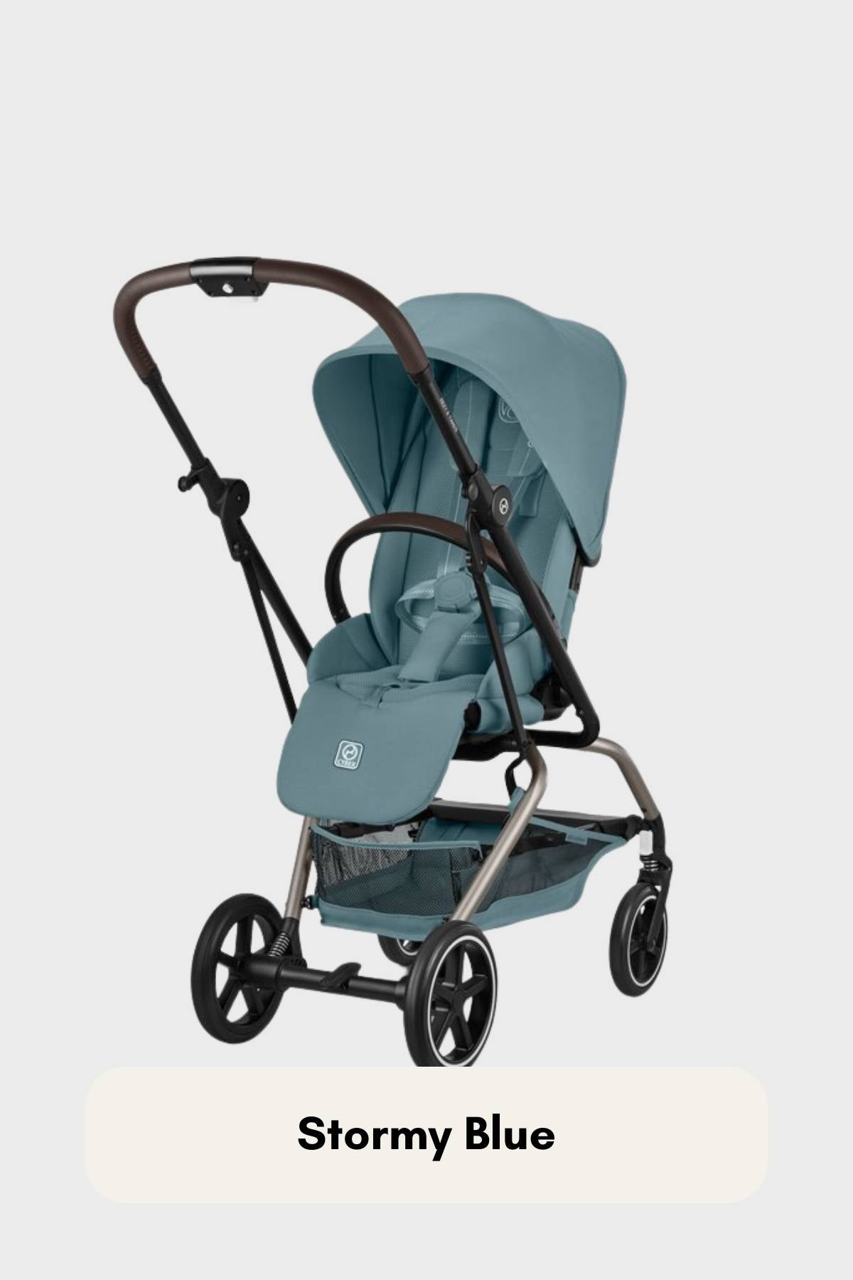 Cybex Kinderwagen Eezy S Twist +2 in Stormy Blue mit wendbarer Sitzeinheit