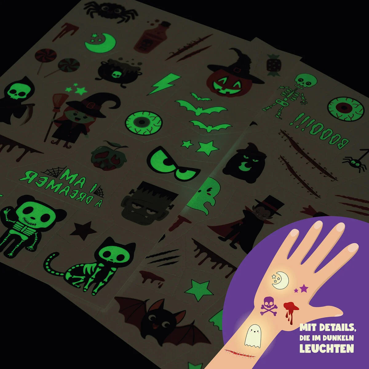 Legami Abziehtattoos – Halloween Tattoos