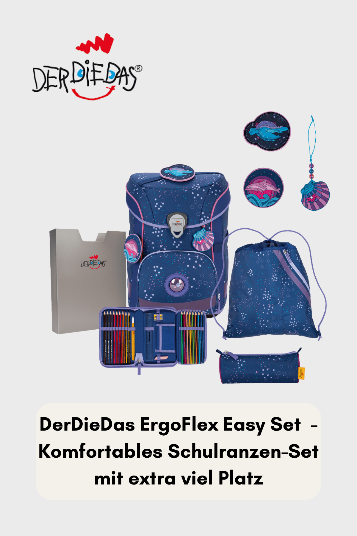 DerDieDas ErgoFlex Easy Set 6 teilig - Deep Ocean