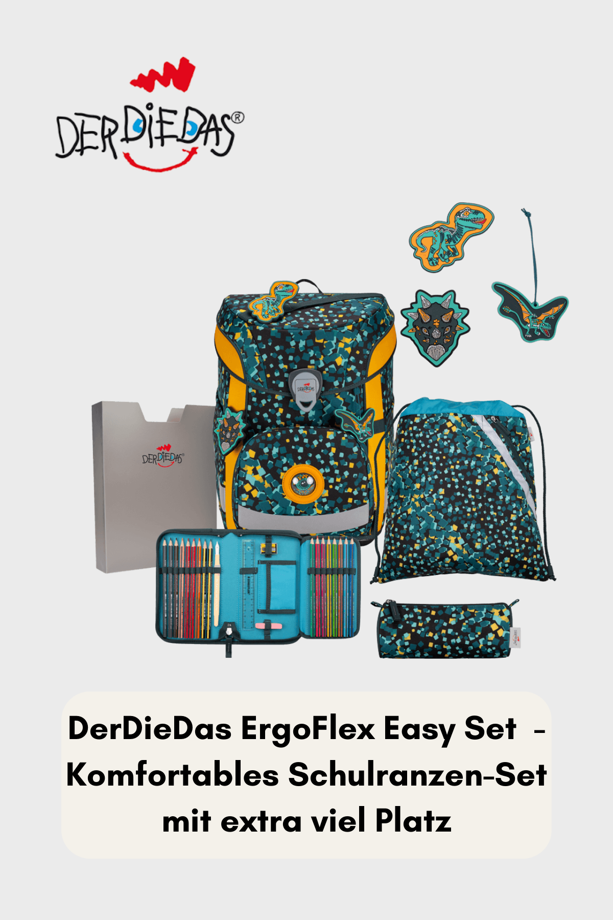 DerDieDas ErgoFlex Easy Set 6 teilig - Dino Time
