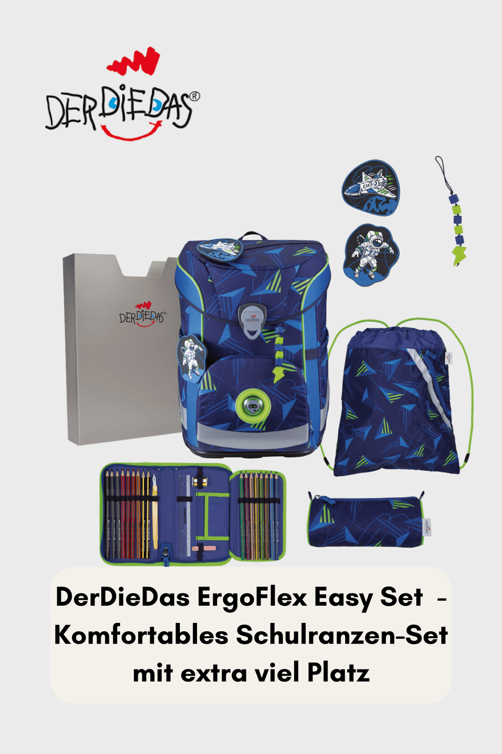 DerDieDas ErgoFlex Easy Set 6 teilig - LED Moon Mission