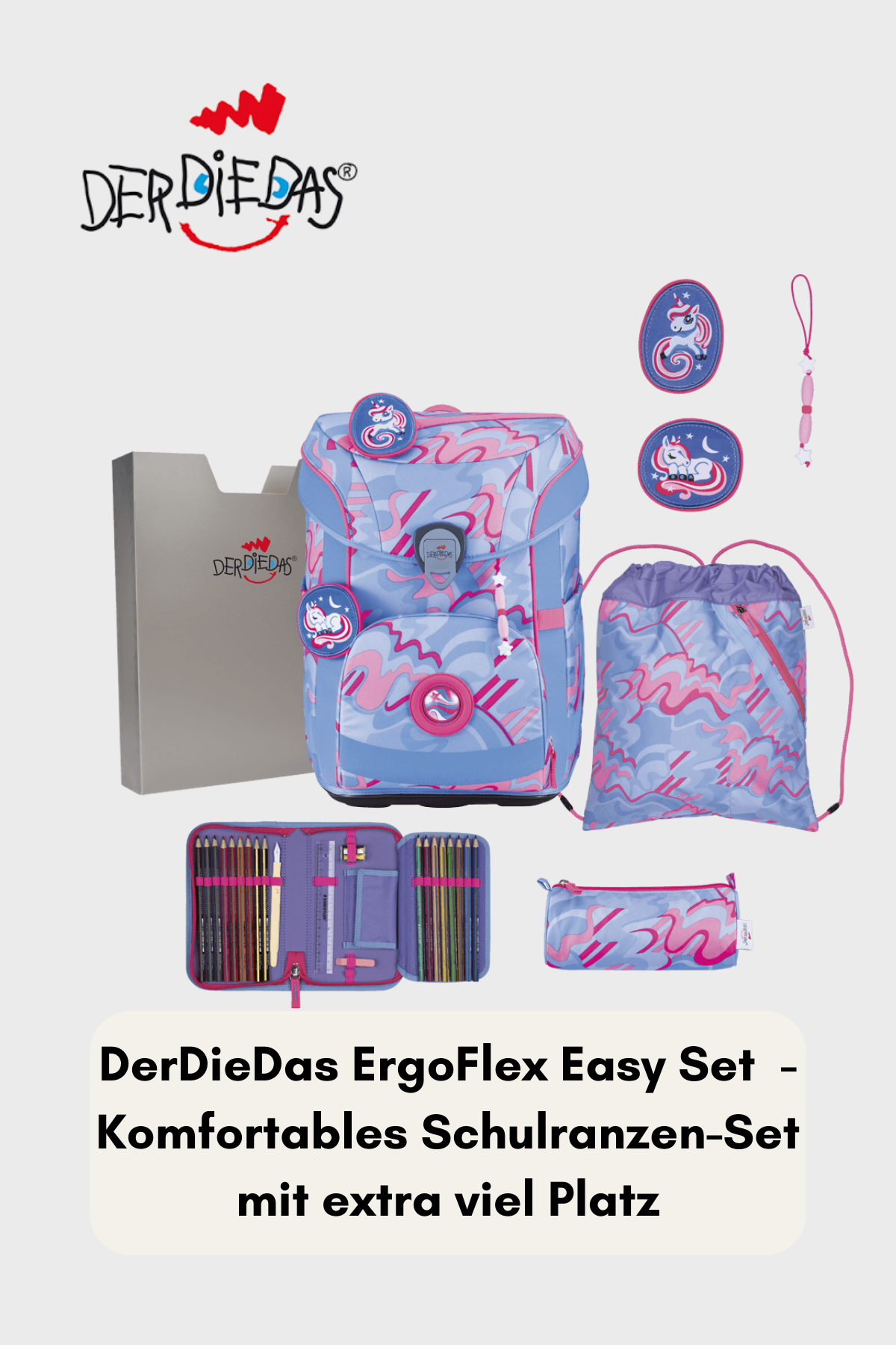 DerDieDas ErgoFlex Easy Set 6 teilig - Superflash Magic Unicorn