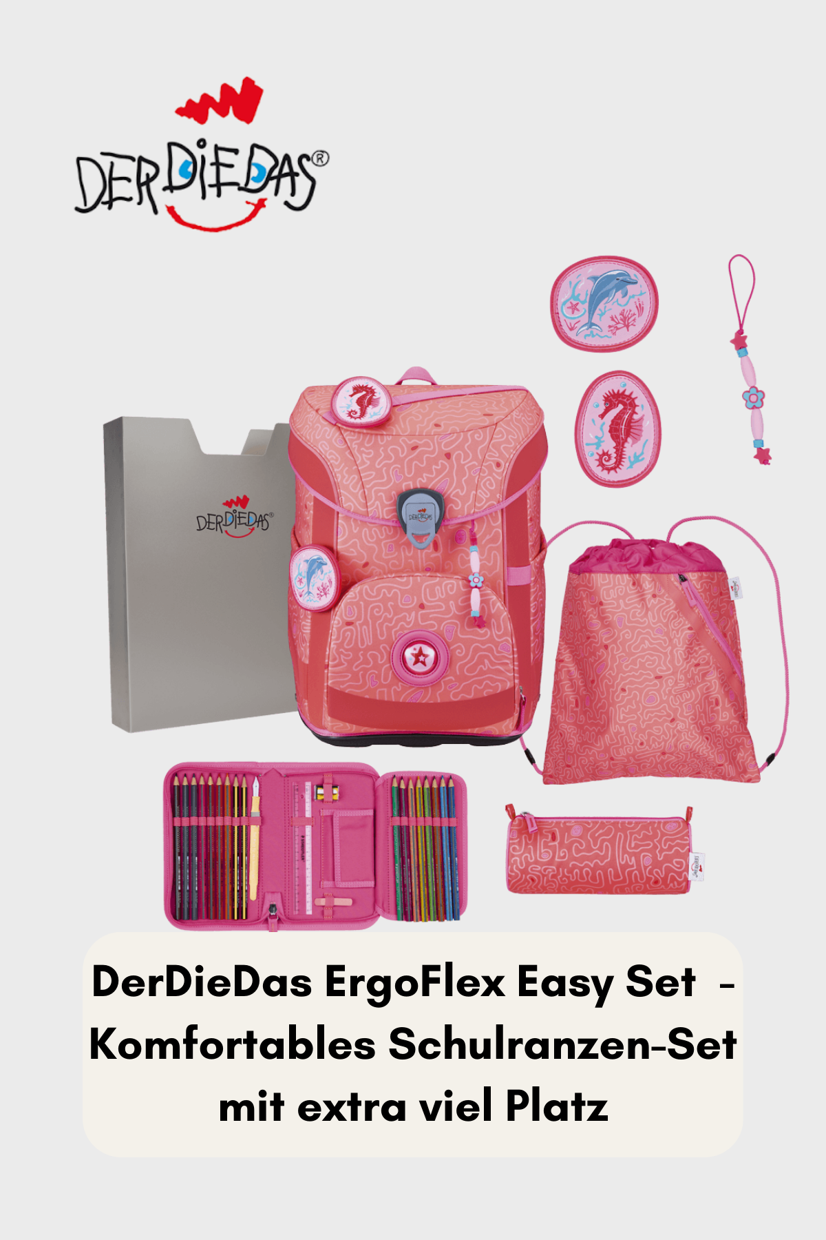 DerDieDas ErgoFlex Easy Set 6 teilig - Superflash Coral Reef