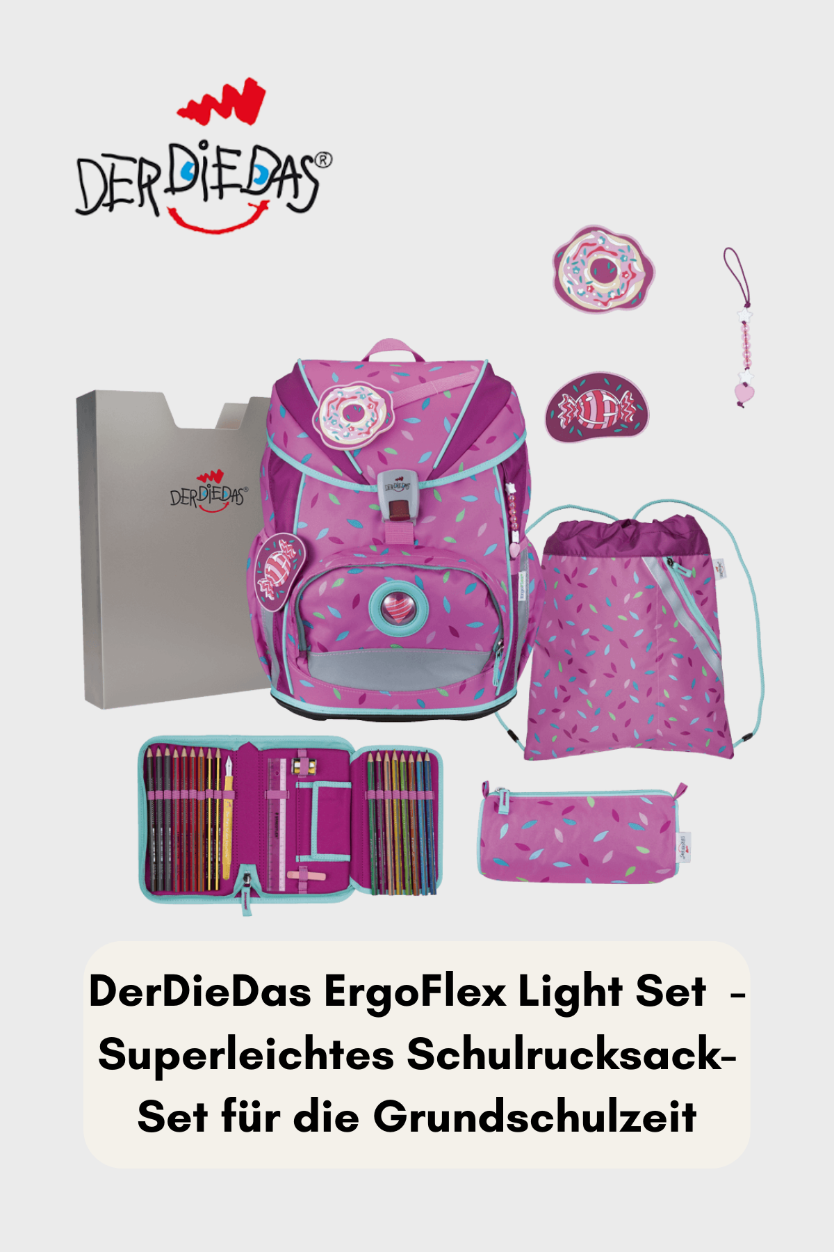 DerDieDas ErgoFlex Ligth Set 6 teilig - Sweet Spinkles